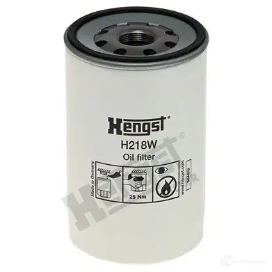 Масляный фильтр HENGST FILTER G4WVC h218w 893576 15411000 00 изображение 0