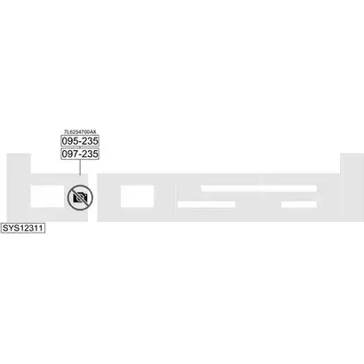 Выхлопная система BOSAL ZZ L88MA 545752 SYS12311