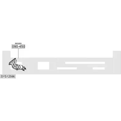 Выхлопная система BOSAL 7FNR4E P SYS12596 546012