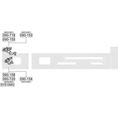 Выхлопная система BOSAL 546073 SJ 4DVN SYS12665 изображение 0
