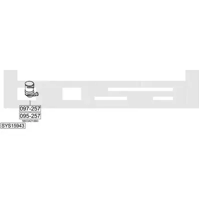 Система выпуска ОГ BOSAL RDDZW 548712 SYS15943 JPYZ W4D изображение 0