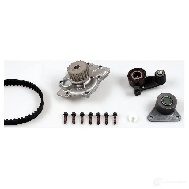 Комплект ремня ГРМ с помпой HEPU P 056 PK00565 VWZ8I 1626833 изображение 0