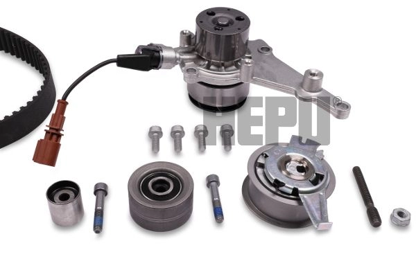 Комплект ремня ГРМ с помпой HEPU FVU 4CI 1440215526 PK55020