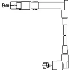 Провод зажигания BREMI JTC B0EH 4017534061021 164/95 560980 изображение 0