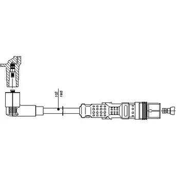 Провод зажигания BREMI 4017534154167 1A21/54 561215 WNW X98Y