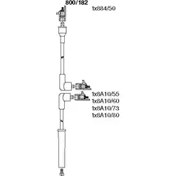 Высоковольтные провода зажигания BREMI JVJZ 5F 800/182 565590 4017534115021 изображение 0