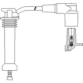 Провод зажигания BREMI 3U2BZ3 W 565941 8A19/46 4017534176237