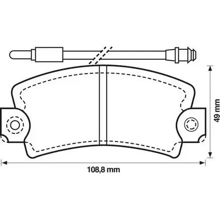 Тормозные колодки, дисковые, комплект Jurid 570511 571337 571337D 2014 0 изображение 0