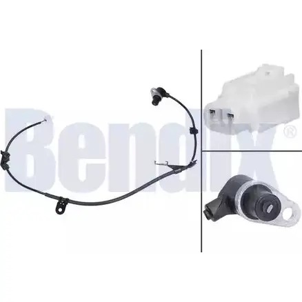 Датчик АБС BENDIX PTOA F 058459B 3W6HC 583255