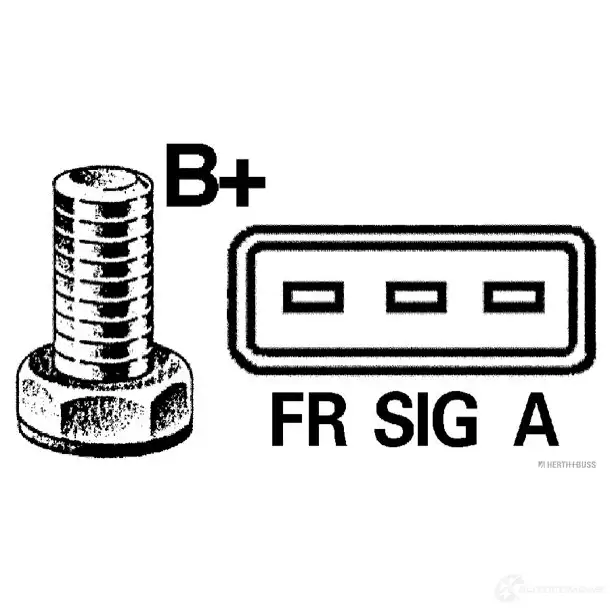 Генератор HERTH+BUSS FK C118T 4029416351069 819067 32049121 изображение 0