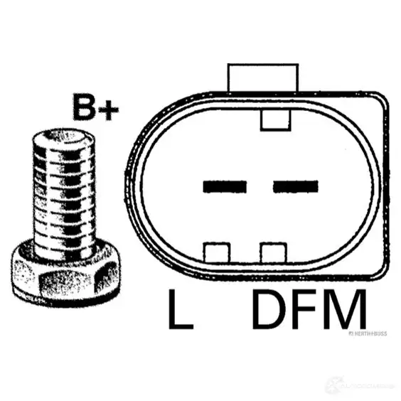 Генератор HERTH+BUSS 1437528337 56F6M L 32081940 изображение 0