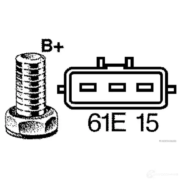 Генератор HERTH+BUSS 819041 UXX9L GR 4026736330064 32044841 изображение 2