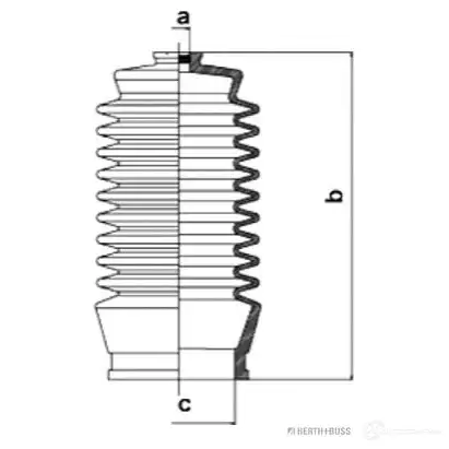 Пыльник рулевой рейки HERTH+BUSS 630507 j4102002 4029416208196 X6HI XSM