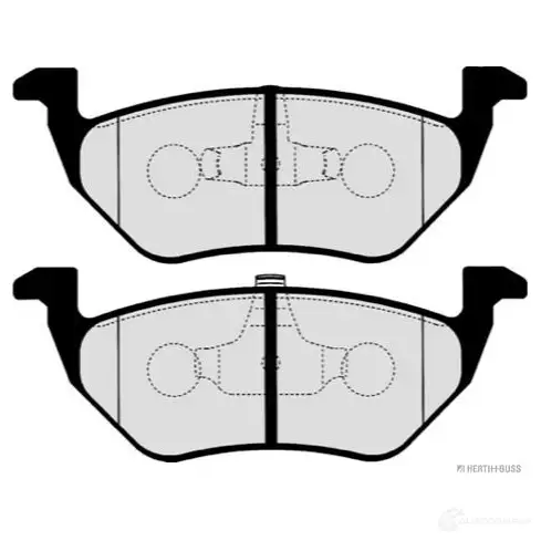 Тормозные колодки, комплект HERTH+BUSS 4029416267032 j3613023 PF SS6TD 627817 изображение 0