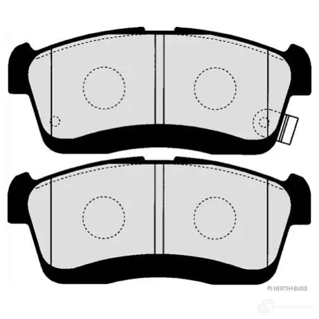 Тормозные колодки, комплект HERTH+BUSS 627666 j3606025 4029416233785 W 8VU5 изображение 1