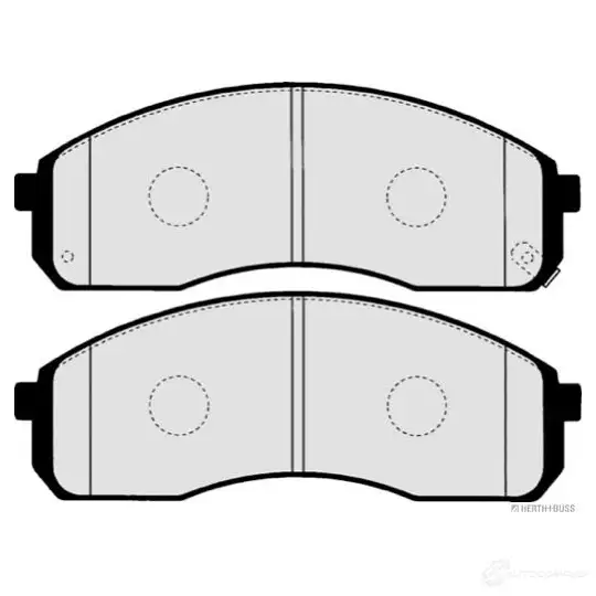 Тормозные колодки, комплект HERTH+BUSS 4029416144043 j3600321 627395 D KD4PEW изображение 1