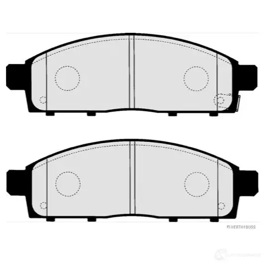 Тормозные колодки, комплект HERTH+BUSS 627650 4029416221478 j3605065 SLBG OA0 изображение 1