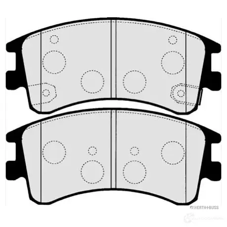 Тормозные колодки, комплект HERTH+BUSS j3603056 4029416132736 Q2 AH4 627590 изображение 1