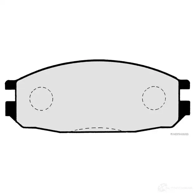 Тормозные колодки, комплект HERTH+BUSS j3601036 4029416056537 6093770 SVBS WJ - Изображение 1
