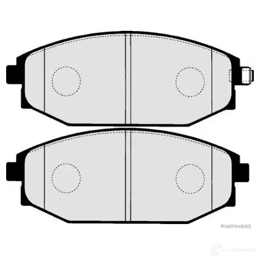 Тормозные колодки, комплект HERTH+BUSS MT4 B3E j3600543 627424 4029416206482 изображение 1