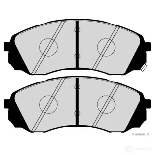Тормозные колодки, комплект HERTH+BUSS j3600504 6093754 4029416251154 7O R3WK