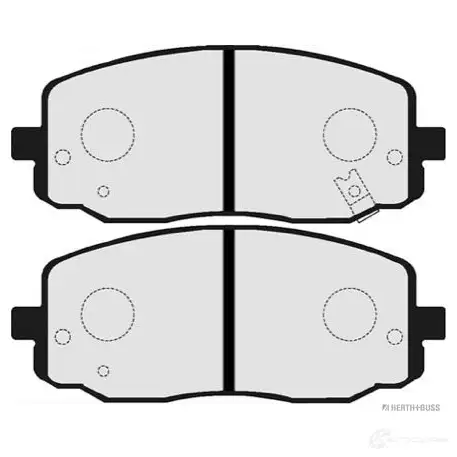Тормозные колодки, комплект HERTH+BUSS 6093760 j3600500 KQBF MV 4029416251147