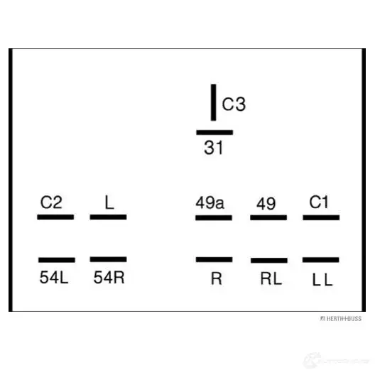 Реле поворотников, поворотов HERTH+BUSS 75892684 824839 MHDQB2 T 4026736150174 - Изображение 1