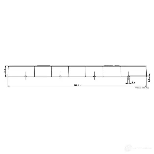 Держатель заднего фонаря HERTH+BUSS 83842103 826655 FL0V3 BacMod 92 - Изображение 1