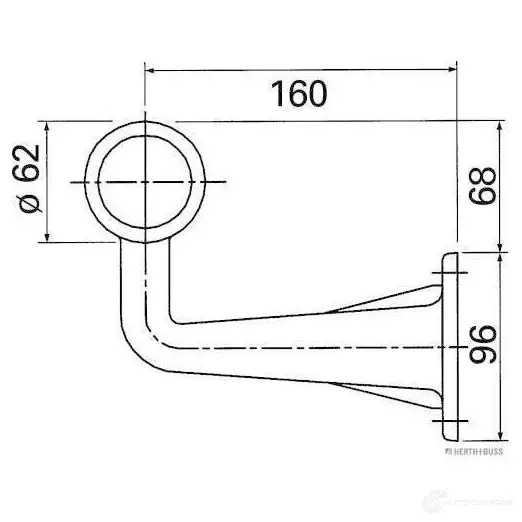 Габаритный фонарь HERTH+BUSS 825488 Y R663 82710053 4026736068813 изображение 3