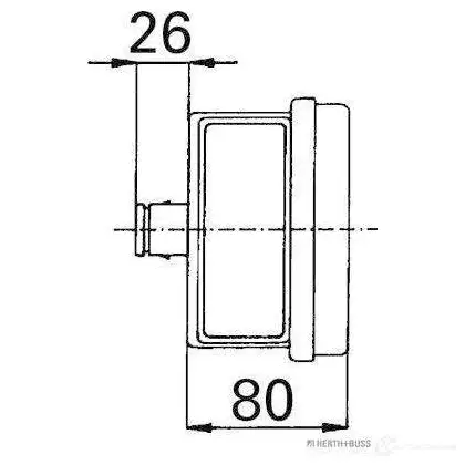 Задний фонарь HERTH+BUSS 826462 L C7 83840585 44ZJW изображение 4