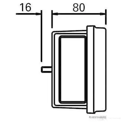 Задний фонарь HERTH+BUSS 83830370 CR5P8 Model 461 826213 изображение 4