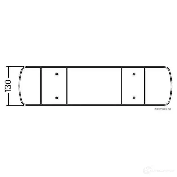 Задний фонарь HERTH+BUSS 83830370 CR5P8 Model 461 826213 изображение 5