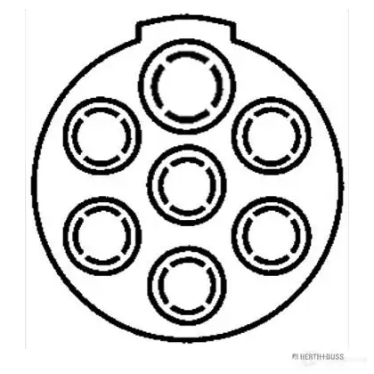 Разъем фаркопа HERTH+BUSS 51305298 822940 4026736035402 MPG TD изображение 1