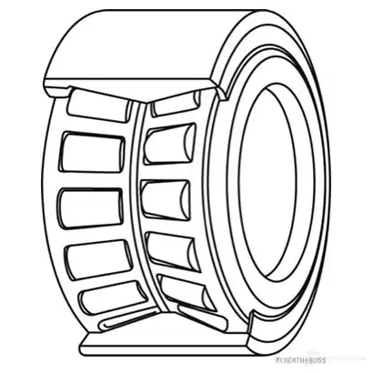 Подшипник ступицы колеса, комплект HERTH+BUSS 631607 4029416146108 j4704028 B29X P1 изображение 0