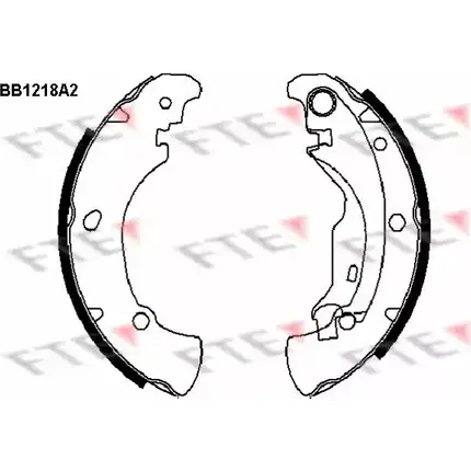 Тормозные колодки FTE 603864 4028569318493 BB1218A2 KI5 TGDX
