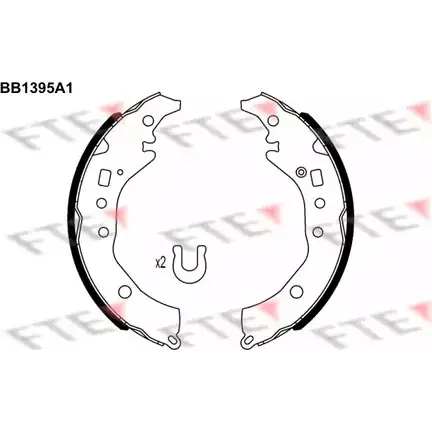 Тормозные колодки FTE 4028569766461 GB KBM9W BB1395A1 603989