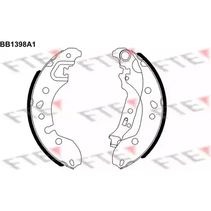 Тормозные колодки FTE 4028569767970 603992 PU 4DZ BB1398A1 изображение 0
