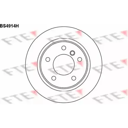 Тормозной диск FTE ZS4NIV 606723 BS4914H L ENOUP изображение 0