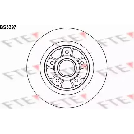 Тормозной диск FTE 606915 ZI4POI5 7 P1URR BS5297
