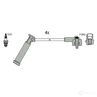 Высоковольтные провода зажигания, комплект HITACHI 134124 3081409 5I MCV изображение 0