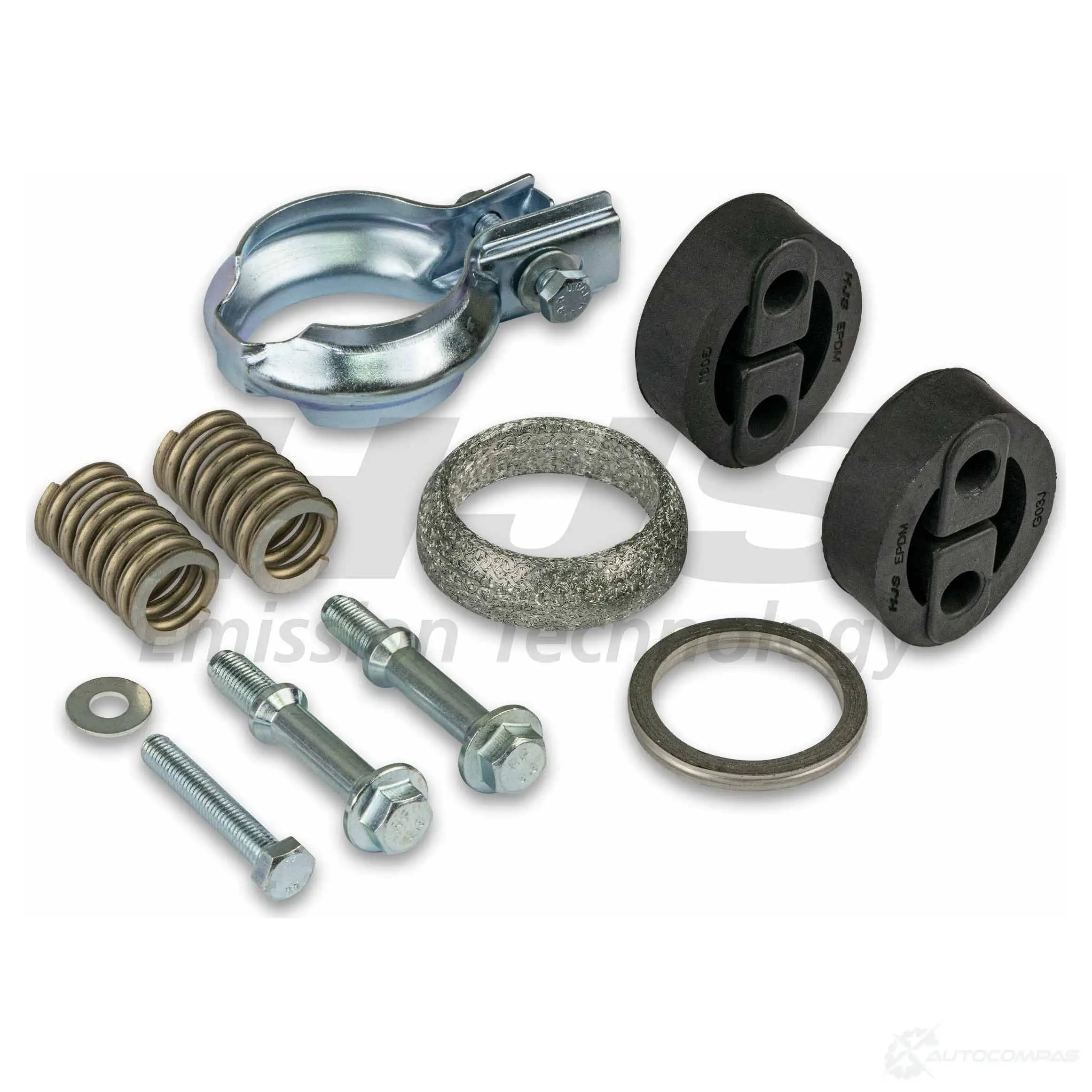 Крепление катализатора, набор HJS RXK D0 82487733 4012588301338 1195145