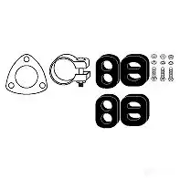 Крепление глушителя, набор HJS 1192813 4012588157003 PX UCIIQ 82140512