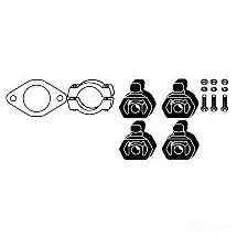 Крепление глушителя, набор HJS 4012588159748 78 A8L 1193884 82234306
