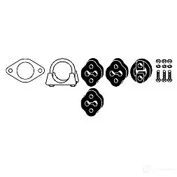 Крепление глушителя, набор HJS 82447565 1194773 4012588224323 O65QA OQ