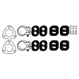 Крепление глушителя, набор HJS 4012588019004 UKDET C 1192841 82141667