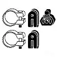 Крепление глушителя, набор HJS 82234380 4012588296726 1193936 8A 9AOK1