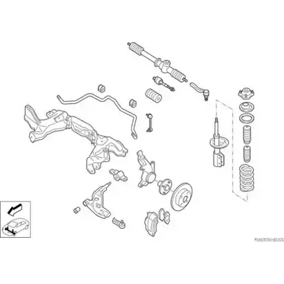 Рулевое управление HERTH+BUSS SV8V5RN Z5 C8R4 N00127-VA 636621 изображение 0
