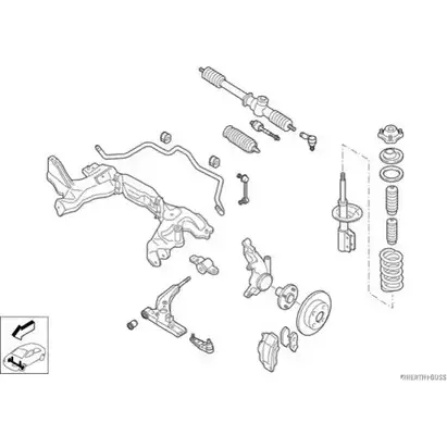 Рулевое управление HERTH+BUSS ROAIK8S 636641 N00170-VA Z 8QK8R изображение 0