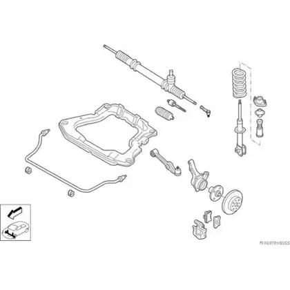 Рулевое управление HERTH+BUSS N01107-VA MHBVK L 2S4I 636843 изображение 0