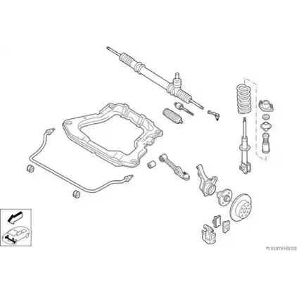 Рулевое управление HERTH+BUSS 637009 IX6 FI QT674P5 N02065-VA